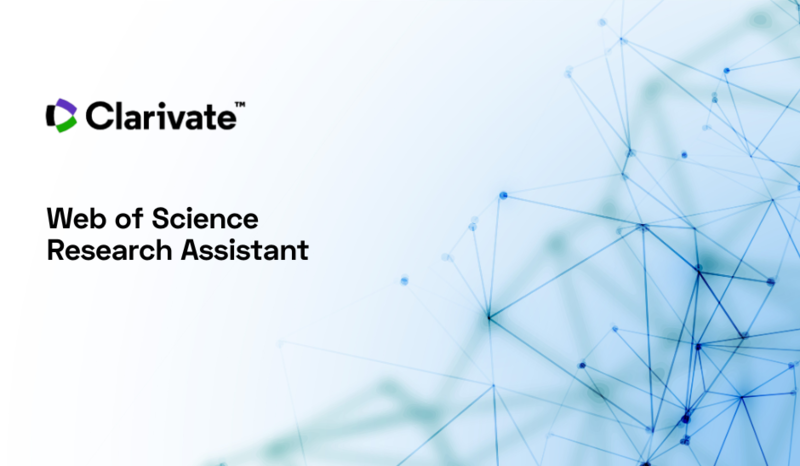 Web of Science Research Assistant Deneme Erişimine Açılmıştır.