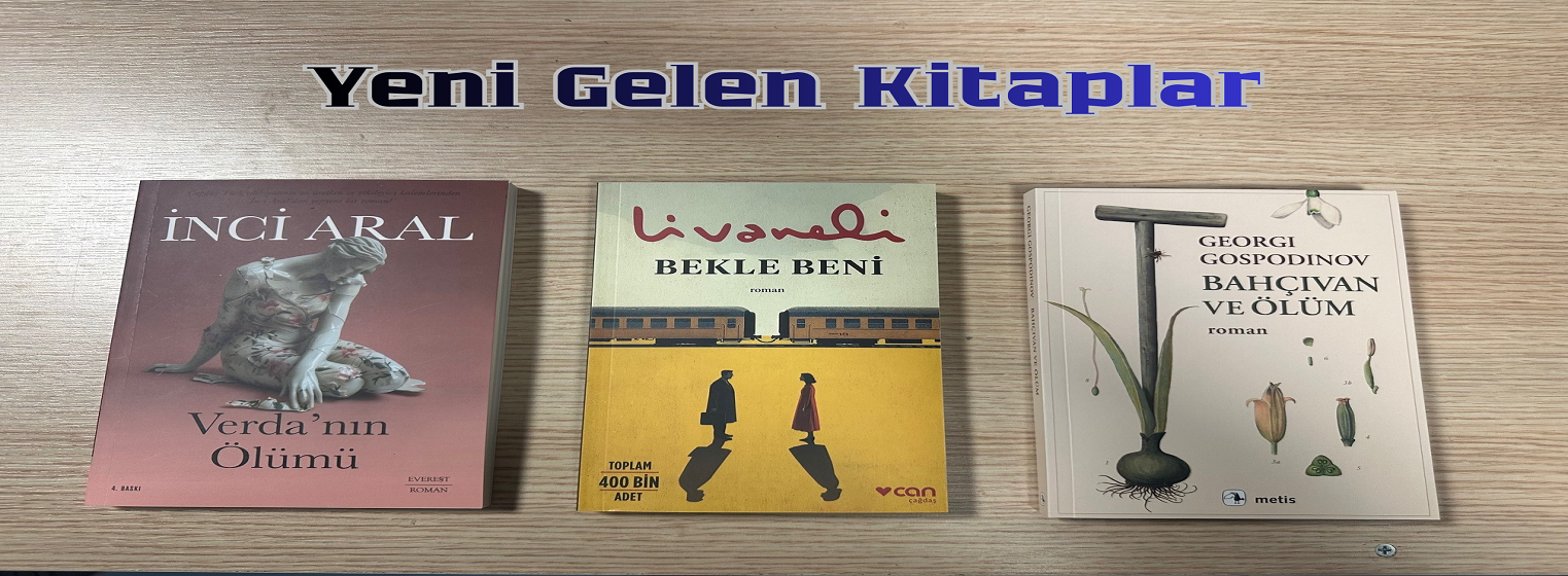 Yeni gelen kitaplar